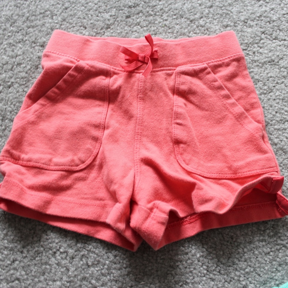 Sonoma Girls 18-24 M Shorts Lot of 3 Orange Green - Picture 8 of 8